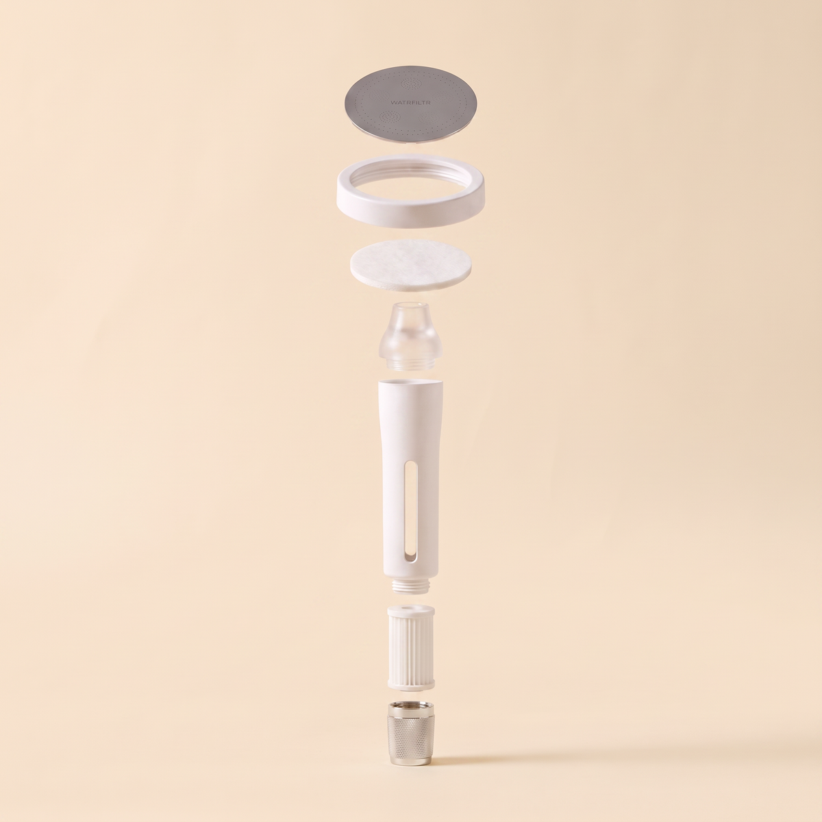 Vue éclatée : double filtration