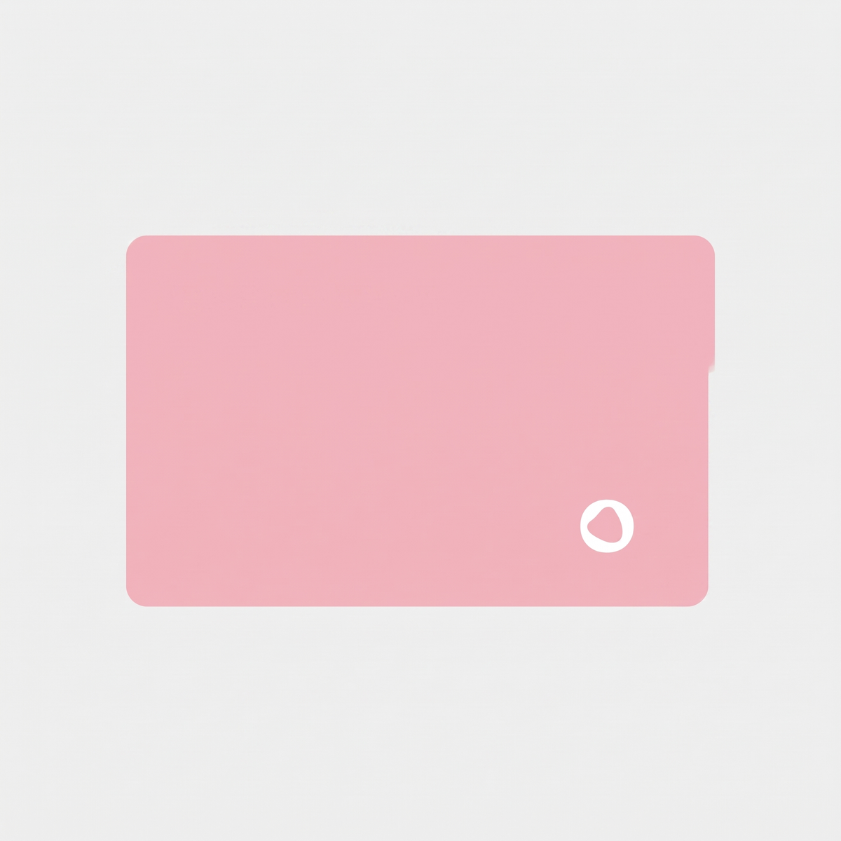 Pink tracking card